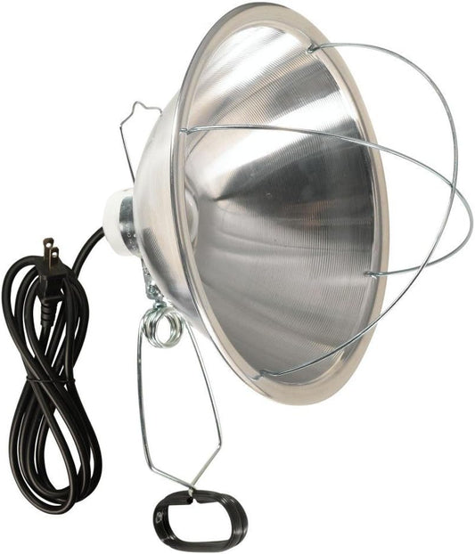 Clamp Lamp with 10 Inch Reflector and Bulb Guard (300 Watt Bulb, 6 Foot Cord)