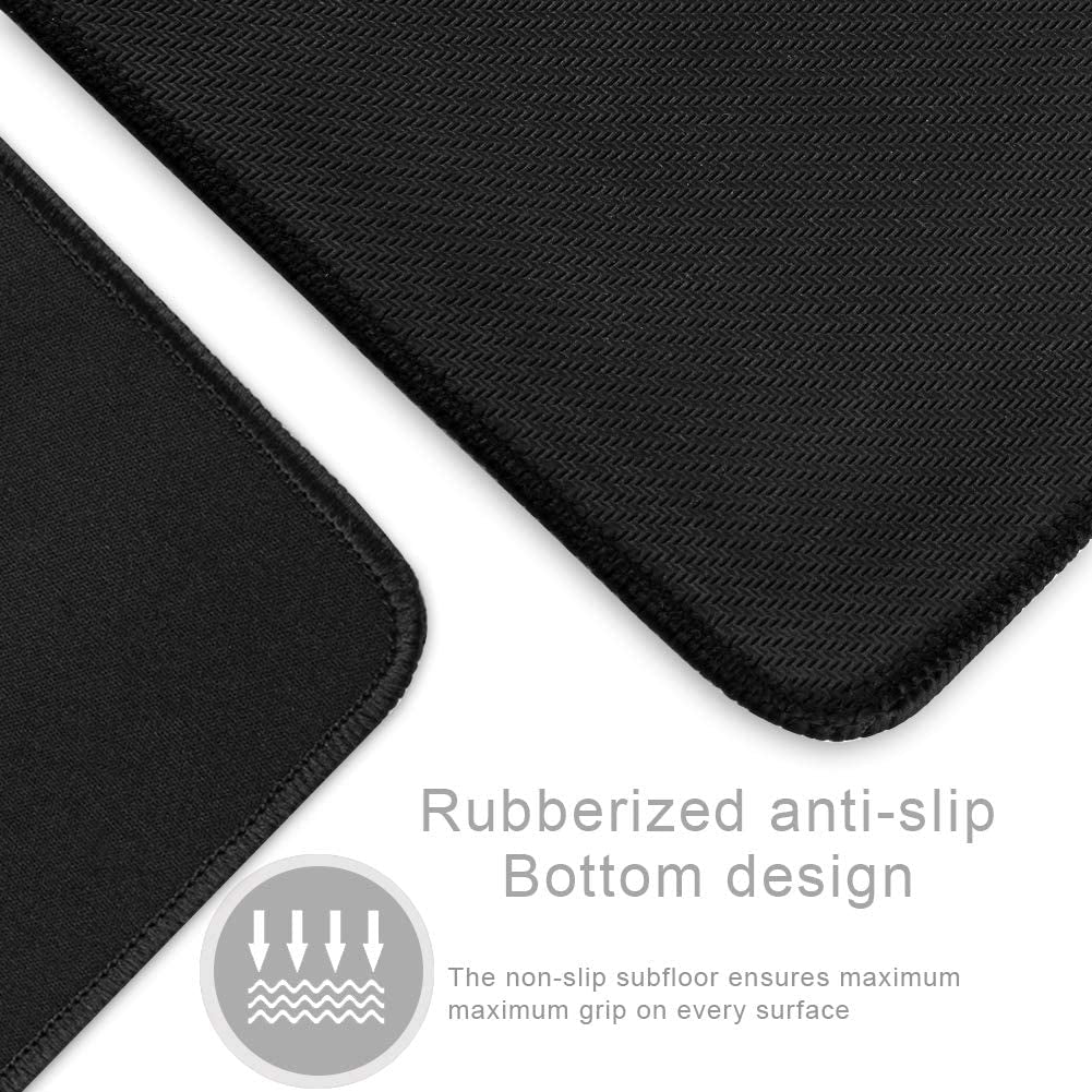 XXL Desk Pad Protecter Blotters 31.5X15.7In & Extended Gaming Mouse Pad (80X40 Black)